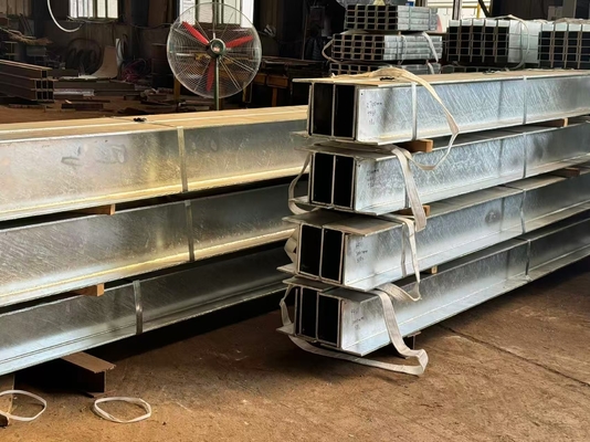 Ζυγισμένο χάλυβα H Beam Hot Dip Anti Rust Structural Steel για κατασκευαστικά έργα