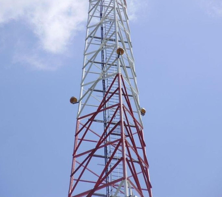 Πύργος επικοινωνίας από χάλυβα 5G θερμότατης βύθισης